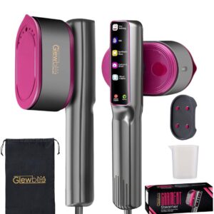 Glewbee Vaporizador de Prendas Portátil – Plancha de Vapor Inteligente 5 Modos