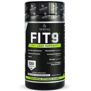 Sascha Fitness FIT9 Fat Loss Support 120 Cápsulas