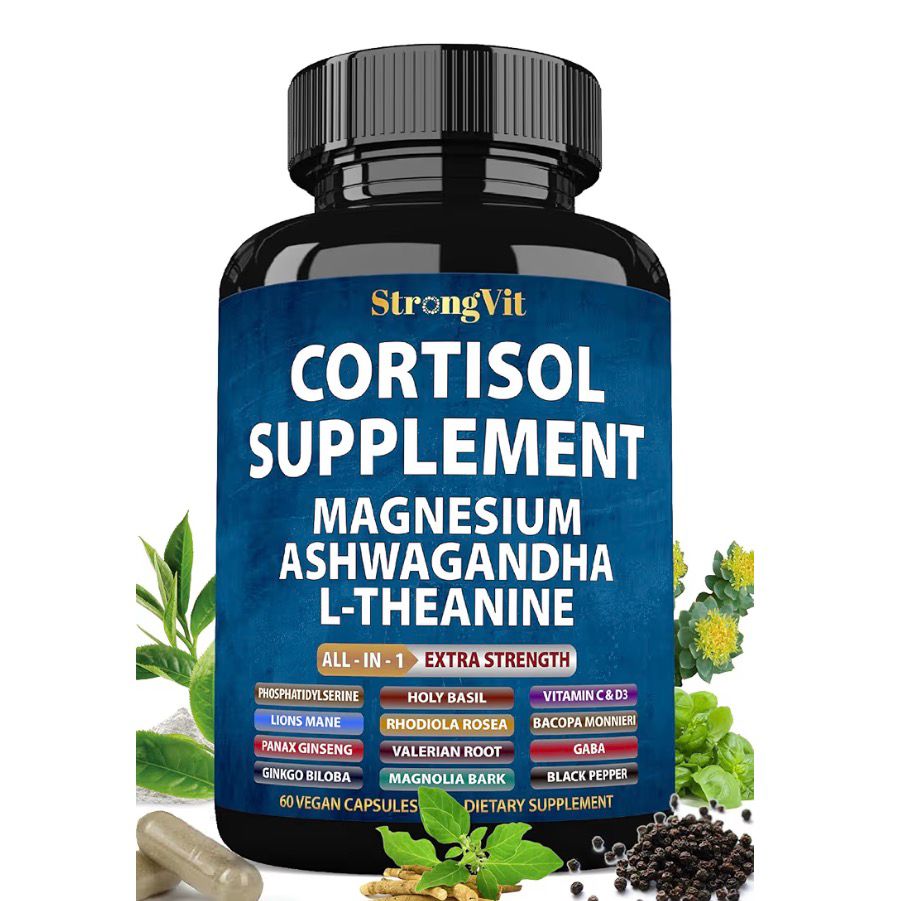 StrongVit Cortisol Supplement All-in-1 60 Cápsulas